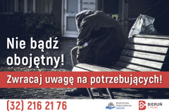 Nie bądź obojętny! Zwracaj uwagę na potrzebujących!